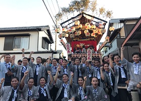 掛塚祭りへ初参加「地域の皆さんありがとう」
