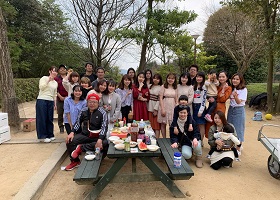 お花見BBQ