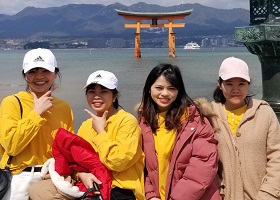 広島での思い出に宮島観光