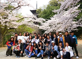 ベトナム人技能実習生と日本人社員で楽しい春の休日