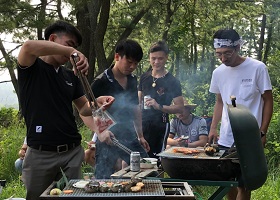 志賀町（石川県）でバーベキュー＆海遊び