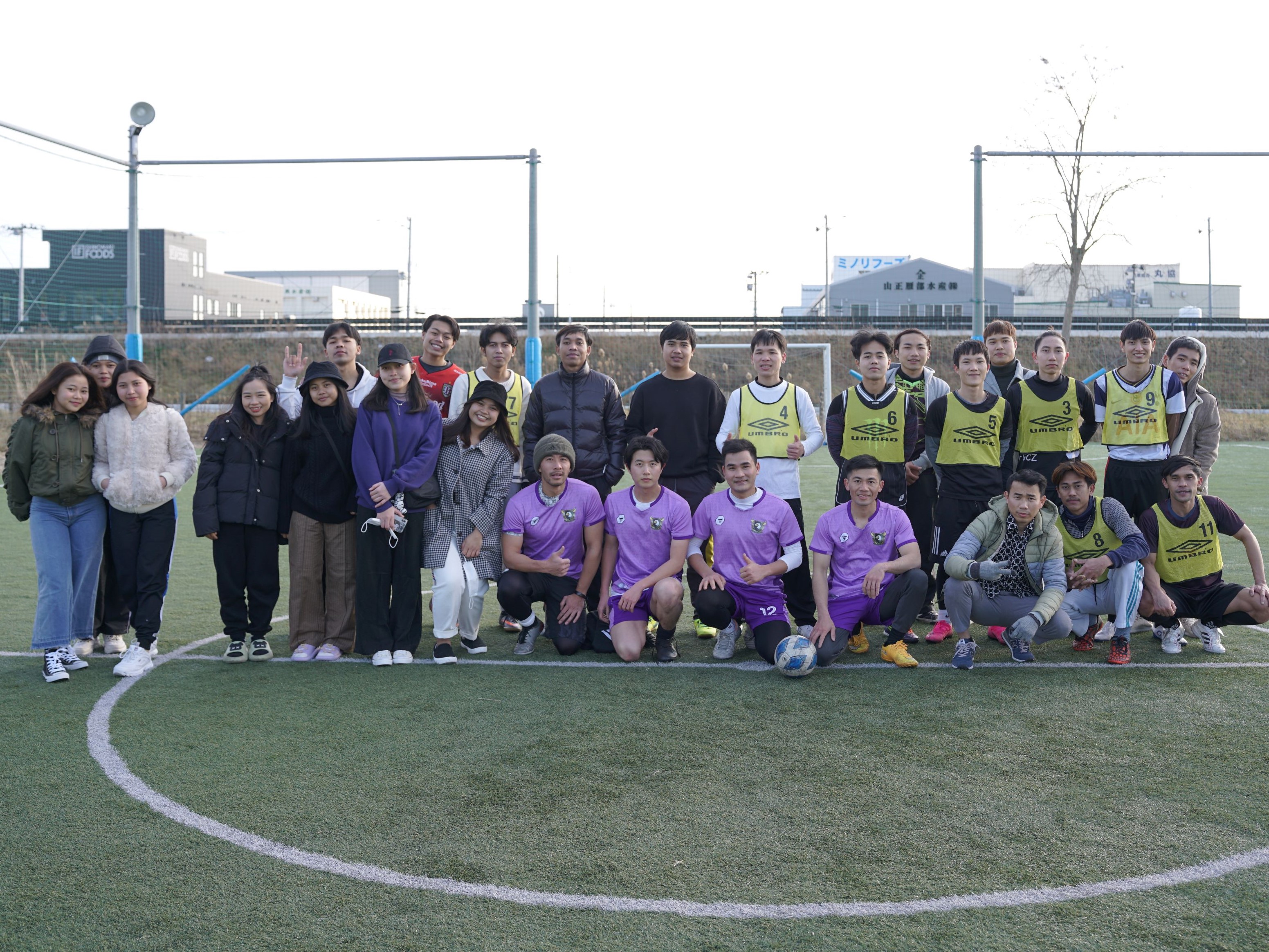 技能実習生VSベトナム人留学生　フットサル交流試合開催！